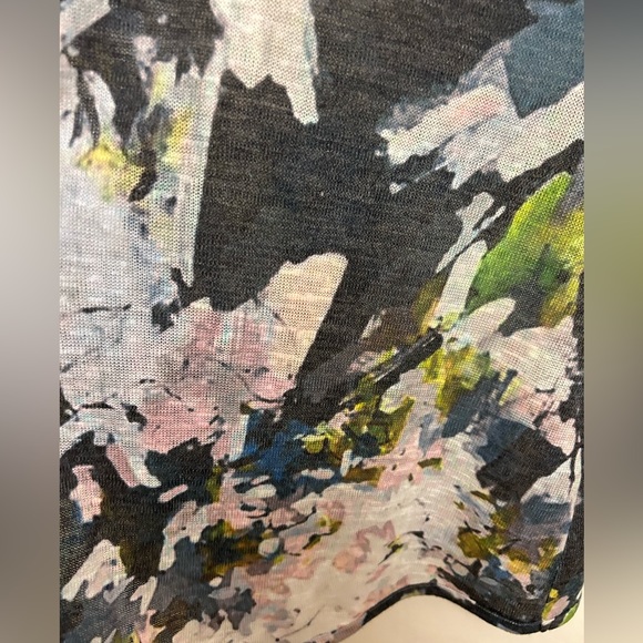 Soft Surroundings Open Floral Flowy Cardigan Size Small - Picture 4 of 5